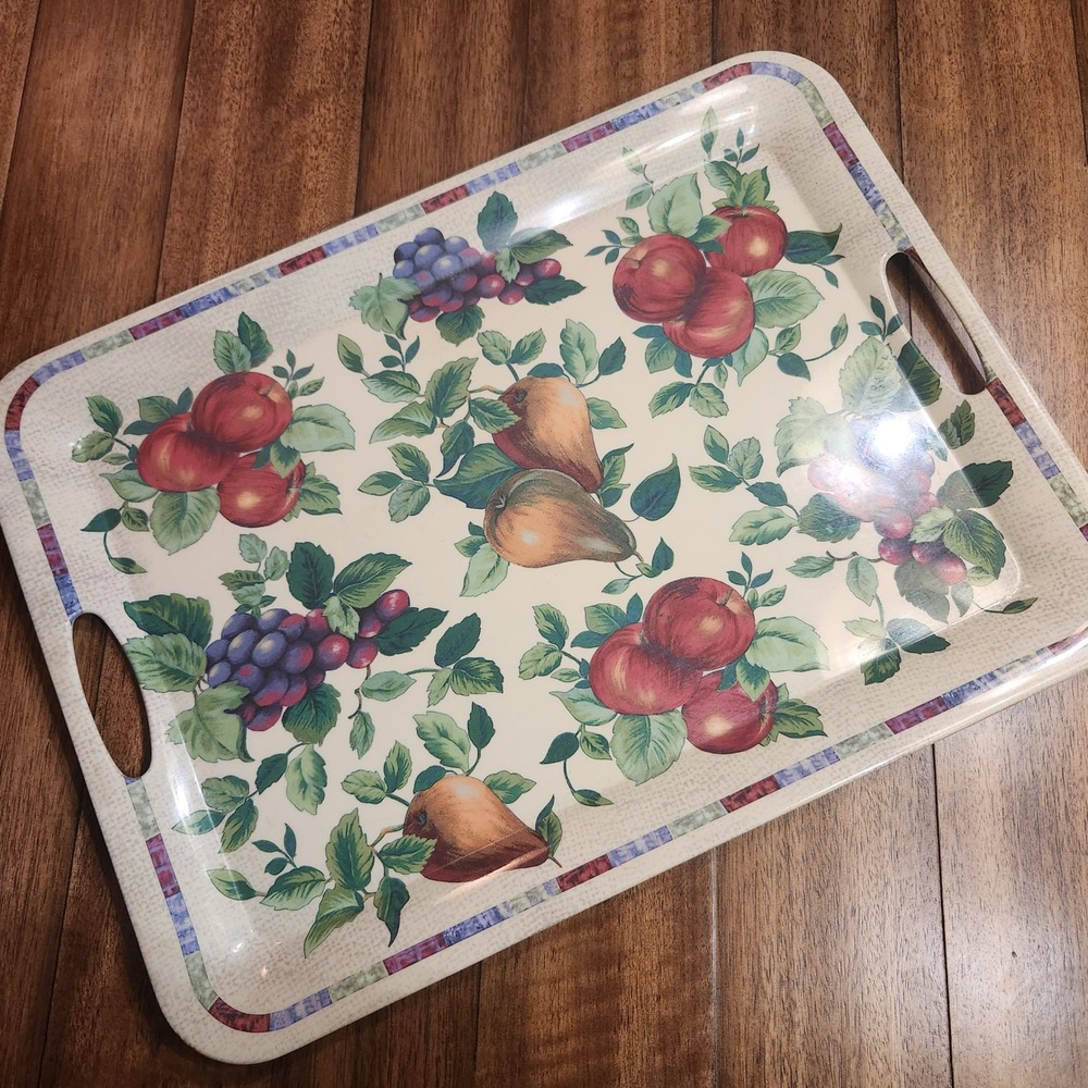 Sakura evolution Melamine‎ Vintage Style Fruit Harvest Melamine Serving Tray